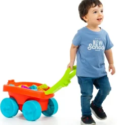 MOLTO Puzzles Y Construcciones-Vagón de Bloques Portátil