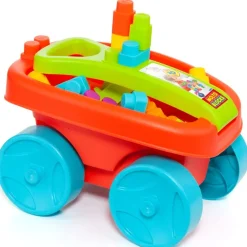MOLTO Puzzles Y Construcciones-Vagón de Bloques Portátil