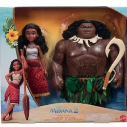 Vaiana 2 Pack Conjunto de Viajante Vaiana y Maui*MATTEL Hot