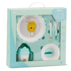 INTERBABY Vajillas Infantiles-Vajilla 5 Piezas micro Sabana