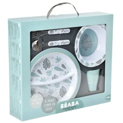 BEABA Vajillas Infantiles-Vajilla de 5 piezas Azul