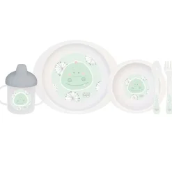 Vajilla para Microondas 5 Piezas Jungle Cocodrile*SARO Outlet