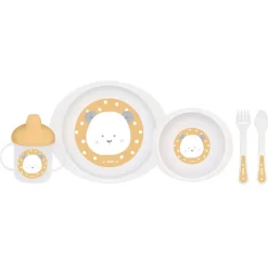 Vajilla Para Microondas 5 Piezas Mostaza*SARO Best