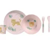 SARO Vajillas Infantiles-Vajilla Para Microondas 5 Piezas Jungle