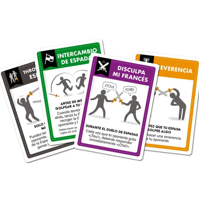 ASMODEE Amigos Y Familia-Vamos a Pegarnos con Espadas de Mentira +10