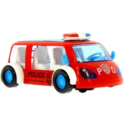 Vehículo de Policía Infantil Salva Obstáculos Rojo*DRIM DISCOUNT