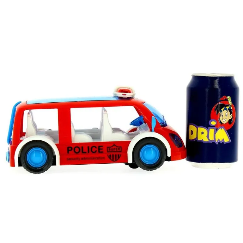 Vehículo de Policía Infantil Salva Obstáculos Rojo*DRIM DISCOUNT