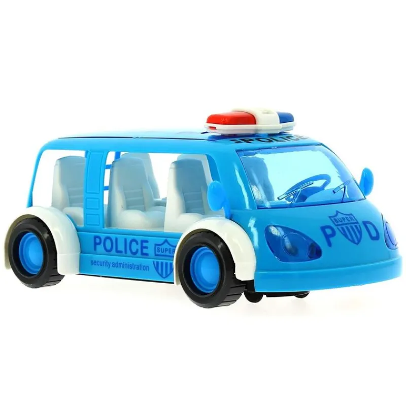 Vehículo de Policia Infantil Salva Obstáculos Azul*DRIM DISCOUNT Clearance