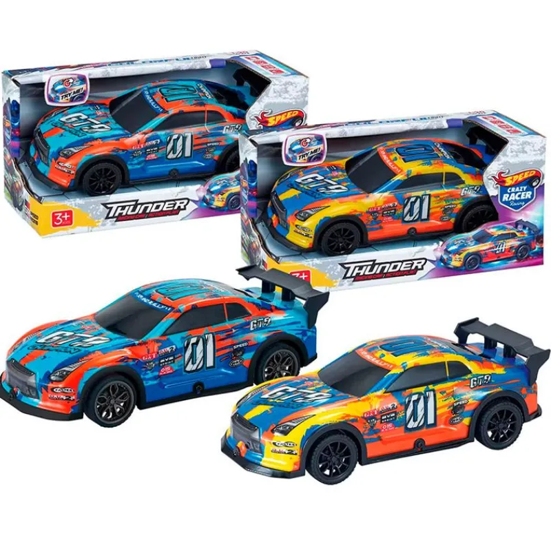 DRIM DISCOUNT Vehículos, Trenes Y Parkings-Vehículo Thunder Grafiti Escala 1:20 Surtido