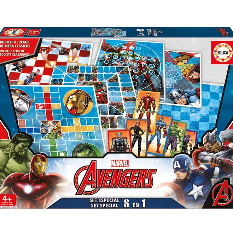 Vengadores Juegos 8 en 1*EDUCA New