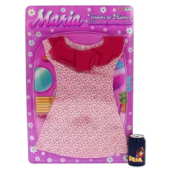 Vestido Muñeca 85 cm Flores Rosa*DRIM DISCOUNT Discount