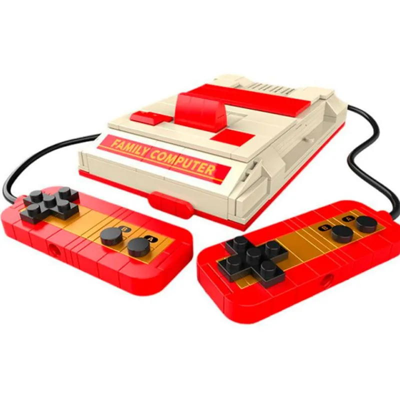 MADNESS TOYS Juegos De Construcción|Puzzles Y Construcciones-Videoconsola Vintage Construcción