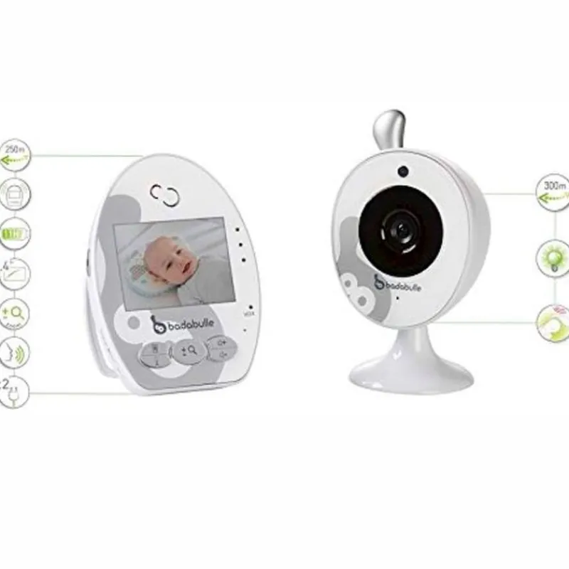 BADABULLE Vigilabebés|Seguridad En El Hogar-Vigilabebé Baby Online Video 2.4