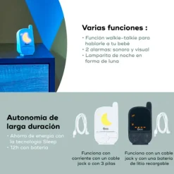 BABYMOOV Vigilabebés|Seguridad En El Hogar-Vigilabebe Audio Handy Care