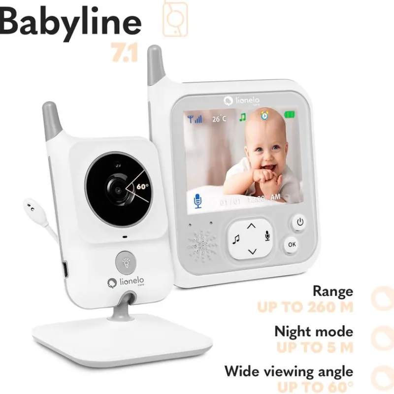 LIONELO Vigilabebés-Vigilabebe con camara 7.1