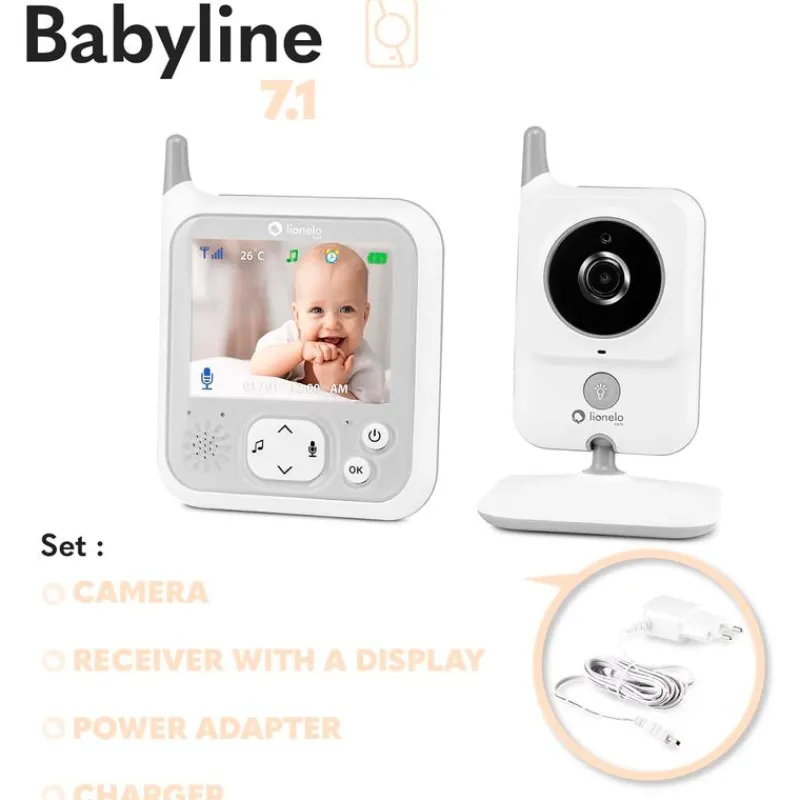 LIONELO Vigilabebés-Vigilabebe con camara 7.1