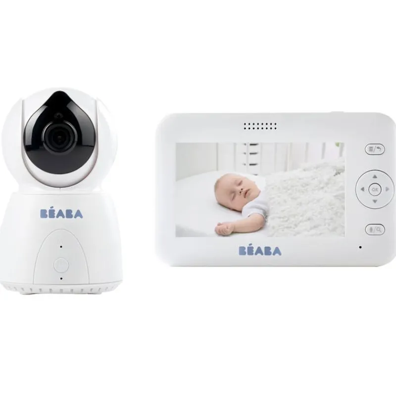 BEABA Vigilabebés|Seguridad En El Hogar-Vigilabebe Zen con pantalla 4'3"