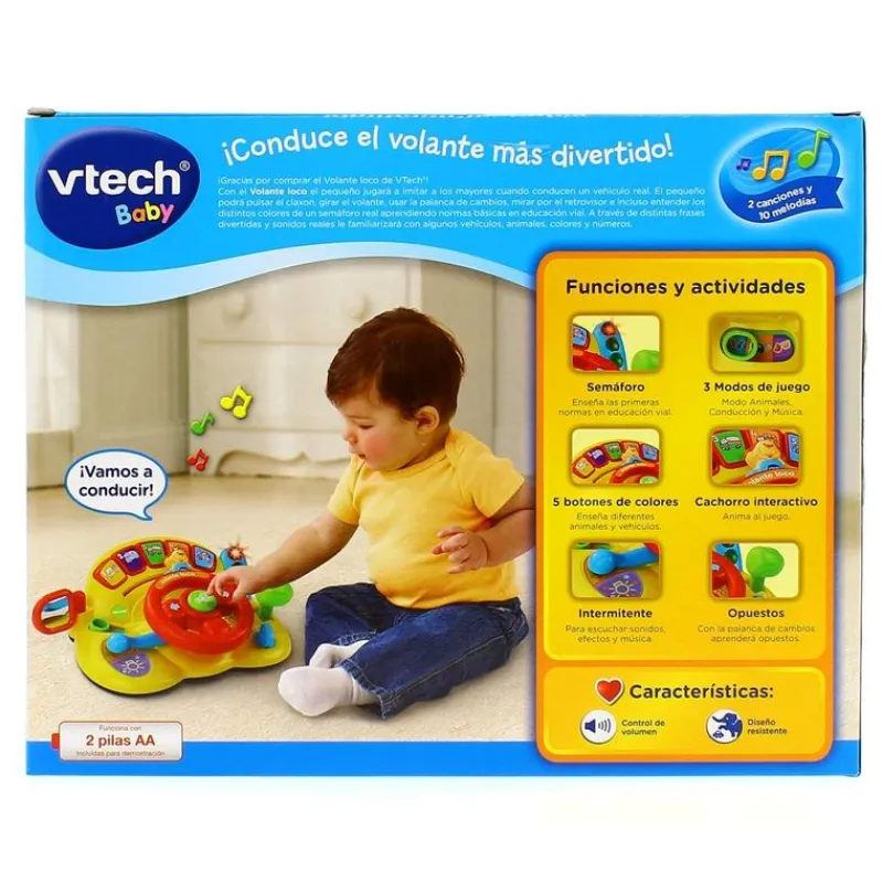 VTECH Primera Infancia Y Preescolar-Volante Loco