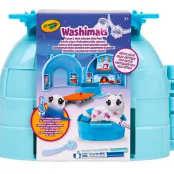 CRAYOLA Manualidades-Washimals Aventuras Polares Casita Iglú