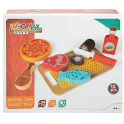 COLOR BABY Juegos De Madera|Primera Infancia Y Preescolar-Woomax Pack Bandeja Cena Madera