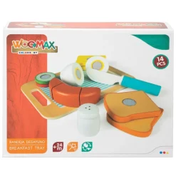 Woomax Pack Bandeja Desayuno Madera*COLOR BABY Online