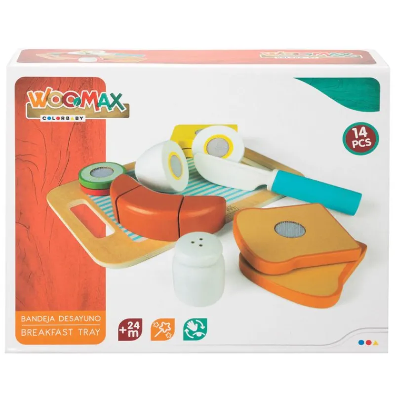Woomax Pack Bandeja Desayuno Madera*COLOR BABY Online