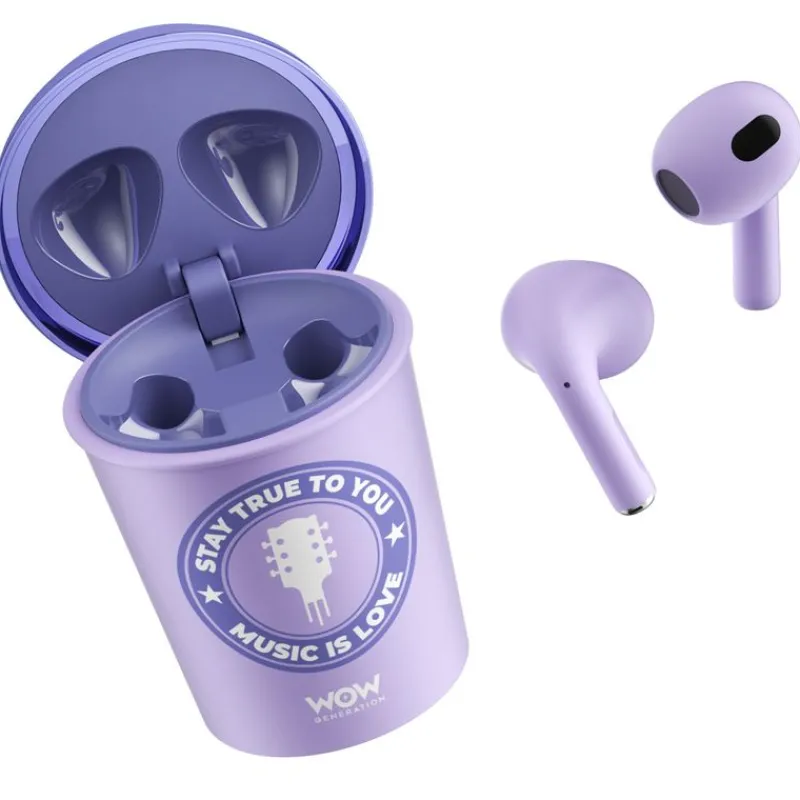 KIDS EUROSWAN Electrónicos-WOW Generation Auriculares inalambricos Vaso STD
