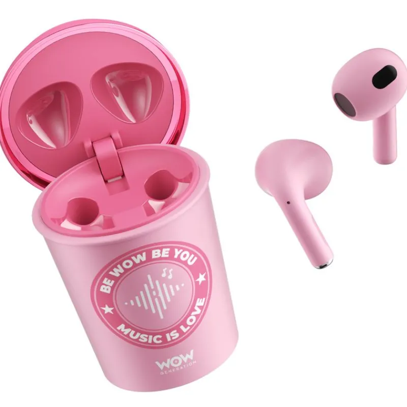 KIDS EUROSWAN Electrónicos-WOW Generation Auriculares inalambricos Vaso STD
