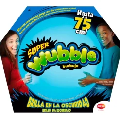 BIZAK Aire Libre-Wubble Super Burbuja Brilla en la Oscuridad Surtid