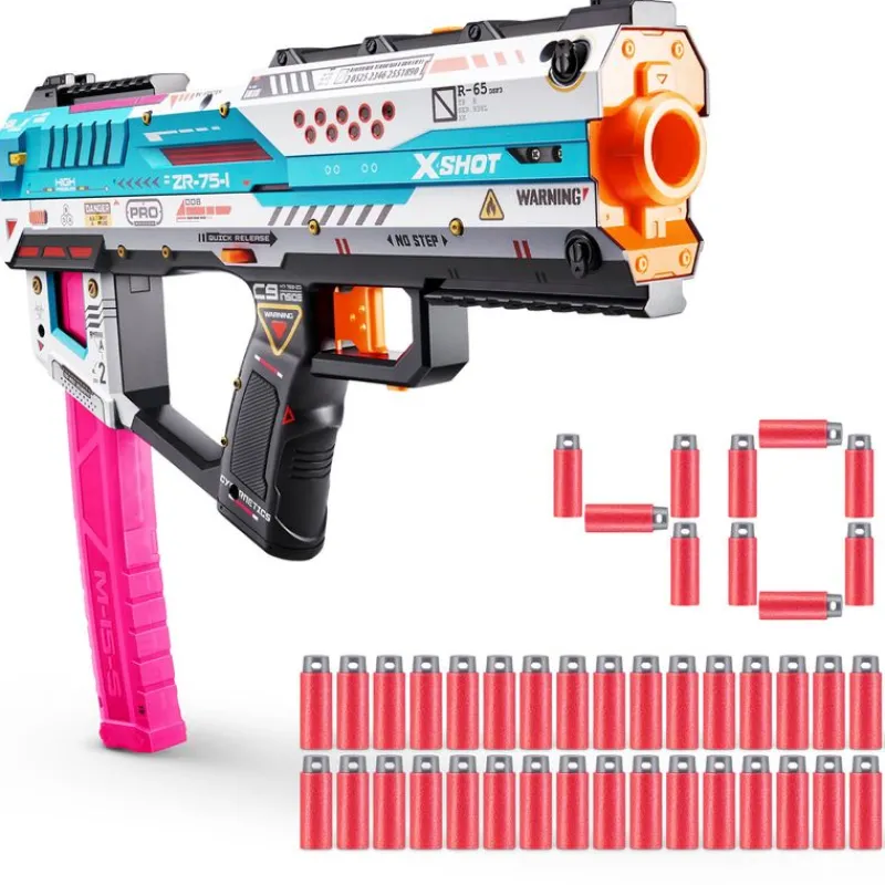 ZURU Juegos Y Juguetes De Imitación-X-Shot Skins Lanzador Performance Fury-X con 40 Dardos